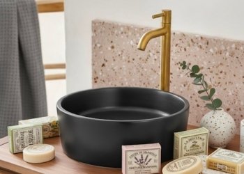 BACHA REDONDA OBSIDIANA (40CM)