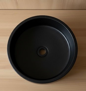 BACHA REDONDA OBSIDIANA (40CM) - Image 2