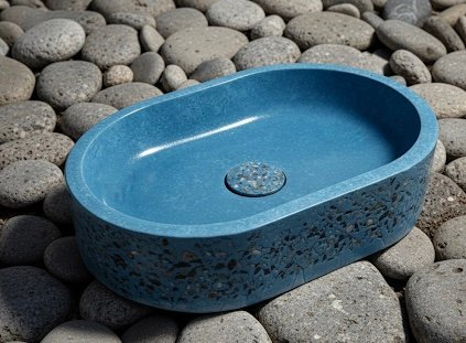 BACHA OVALADA LAPISLÁZULI (52x38x10) - Image 4