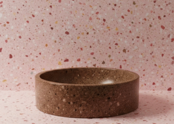 BACHA REDONDA AGATA CHOCOLATE (40CM)