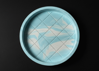 BANDEJA REDONDA  WAFFLE 18CM