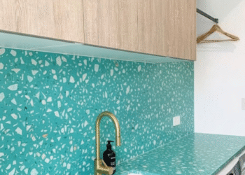 REVESTIMIENTO TERRAZO VERDE ESMERALDA