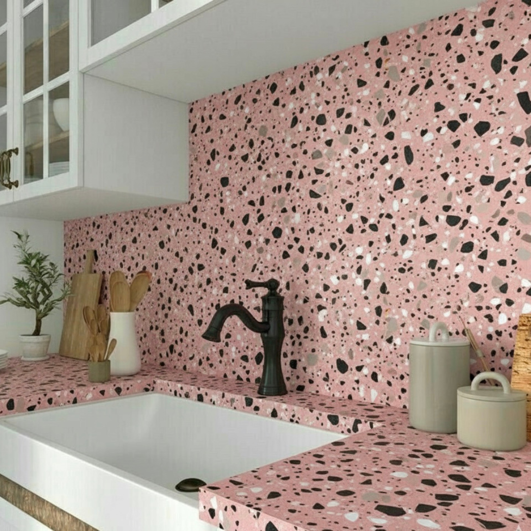 REVESTIMIENTO EN TERRAZO ROSA - Image 2