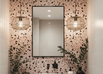 REVESTIMIENTO EN TERRAZO ROSA