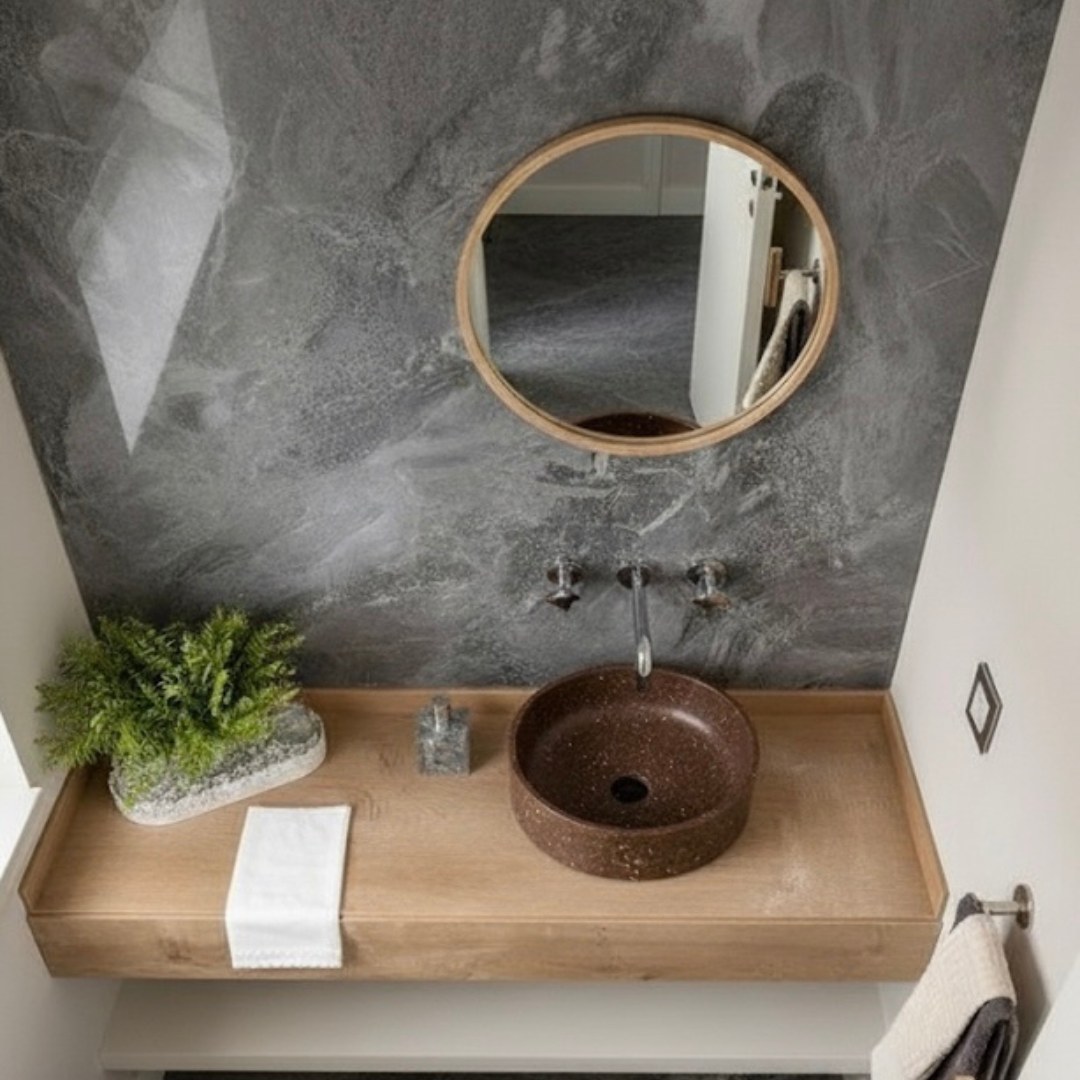 BACHA REDONDA AGATA CHOCOLATE (40CM) - Image 4