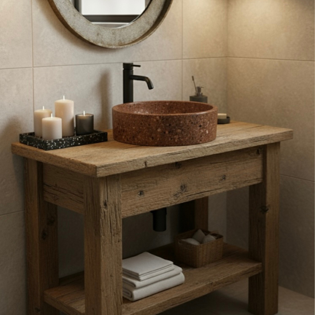 BACHA REDONDA AGATA CHOCOLATE (40CM) - Image 3